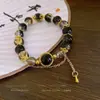 Pulsera de Cristal con Cuentas de Mariposa, Pulsera de Diseño de Alta Gama Ins, Regalo para Novia, Nueva Pulsera de Mejor Amiga de Aspecto Caro