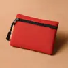 Bolsa para monedas impermeable de tela Oxford simple en stock para hombres y mujeres, tarjetero ultraligero, llavero, minibolso portátil