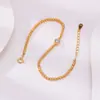 Yuebao Jewelry Plata de Ley S925 Chapado en Oro Cuentas Redondas Simple Versátil Pulsera Elegante Apilable Joyería Artículo Caliente de Transmisión en Vivo