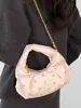 Bolso Estilo Coreano con Adornos de Pedrería Personalizados, Nuevo Modelo Verano 2026, Diseño de Color Sólido, Bolso de Hombro y Axila Moderno y Elegante