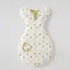 Manta Envolvente para Bebé Transpirable Saco de Dormir Envoltura para Bebé Algodón Puro Manos Arriba Recién Nacido Anti-Sobresalto Primavera/Verano Estilo Rindición Manta Anti-Patadas
