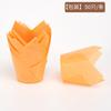 Pacote de 50 muffin taça de chama jornal tulipa bolo copo de papel à prova de óleo bolo de alta temperatura à prova de óleo suporte de papel à prova de óleo