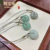 Hebilla de Jade Dongling para la Paz, artículo promocional de transmisión en vivo, colgante de hebilla de jade para la paz, collar con colgante de jade Yu Tai Cui al por mayor