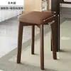 Bancos de Comedor de Madera Maciza para Uso en el Hogar, Bancos de Comedor Modernos y Sencillos para la Sala de Estar, Bancos Apilables con Funda Suave, Bancos de Repuesto, Sillas de Madera para Mesa de Comedor