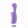Peine curvo simple, peine alisador portátil, peine de cuidado diario, peine esponjoso antiestático para uso doméstico al por mayor para niñas, personalizable