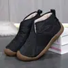 Zapatos de Algodón Nuevos de Invierno 2026 para Mujer, Botas de Nieve de Caña Alta Engrosadas y Forradas de Felpa, Zapatos de Algodón Cálidos y Cómodos para Mamá, Zapatos de Algodón para Mujer