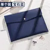 Bolsas para Archivos A4 en Stock, Almacenamiento de Oficina Personalizable, Impresión de Logo, Bolsas para Documentos para Reuniones de Negocios, Bolsas para Exámenes Estudiantiles con Botón a Presión