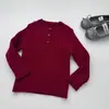 Suéter Base de Ganchillo para Niñas 2026 Otoño Nueva Llegada Color Sólido Dulce Suave Esponjoso Superior de Punto Pulóver Infantil Moderno