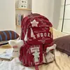 Mochila Coreana Ins Nueva de Aspecto Elegante, Fresca y Dulce para Estudiantes de Secundaria y Preparatoria, Multicompartimentos, Ligera, Gran Capacidad