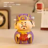 Cinco Dioses de la Riqueza de Carretera Estilo Chino Creativo Lindas Figuras de Mascotas con Significados Auspiciosos, Pequeños Adornos para Decoración de Escritorio, Regalos Navideños al por Mayor