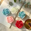 Vela Aromática de Rosa para o Dia dos Namorados Atmosfera de Luxo Presente Romântico Vela em Formato de Flor Artificial Lembrança