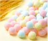 Pelota de pelo de alta elasticidad color de jardín de infantes pompón de pelo accesorios pompón niños creativos diy hecho a mano creativo tamaño mixto