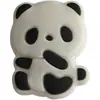 Fivela de Sapato Série Panda 12 Transfronteiriça Quente PVC Gotejamento Plástico Flor de Sapato Desenho Animado Fofo Acessórios de Sapato DIY Buraco de PVC