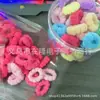 Anel de polegar colorido para crianças, corda de cabeça com cabeça de pio pequeno não machuca o cabelo da menina, anel de toalha, corda de cabeça durável