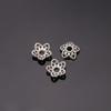 Accesorios para Joyería DIY al por Mayor Plata de Xizang Aleación Vintage Flor Cuentas Espaciadoras Múltiples Especificaciones Soportes para Cuentas de Pulsera de Cristal Tapas de Flor