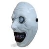 Wenyou Halloween Exorcista Horror Sonriente Máscara Blanca para Ojos Fiesta de Graduación Carnaval Cosplay Máscara Moldeada por Inyección