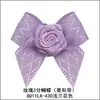 28 Colores Rosa Mariposa de 3 Puntos 8D11La Retiro de Yao Ming Decoración Floral Manualidad Caja de Regalo Decoración de Ropa Mariposa Anudada a Mano