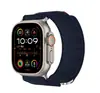 Adecuado para Correa de Apple Watch Correa de Nailon Apple Bucle Salvaje de Nailon Correa de Doble Sección con Hebilla en Forma de L Correa para iwatch