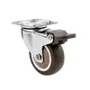 Roda Universal Rodízio Pesado Roda Universal Silenciosa Carrinho de Mão Reboque Roda Direcional com Freio Polia