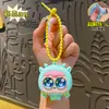 Llavero Colgante Creativo de Rana Pellizcable Dibujo Animado Descompresión Ojos Saltones Colgante de Bolsa Regalo Pequeño Venta al por Mayor