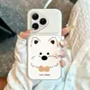 Adecuado para Funda de Teléfono Huawei Pura90 Pro, Estilo Nuevo de Dibujos Animados P70 Ultra, Protector de Borde Completo a la Moda, Lindo Diseño de West Highland