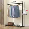 Secador de ropa simple, secador de ropa plegable de un solo poste para interiores, estante de almacenamiento para dormitorio y hogar, perchero