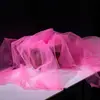 Tela de malla de hilo de niebla de hadas ins, suave, hecha a mano, bricolaje, color sólido, velo de encaje, tela de tul transparente para ropa