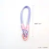 Cordón para Teléfono Móvil Combinación de Colores Simple Ins Moderno Cadena de Cuerda de Nylon Trenzada Nudosa Correa de Muñeca Hebilla Doble Cordón de Paracord Anillo de Resorte