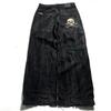 Estilo Americano Nicho Vintage Lavado Viejo Sentido de Diseño Bolsillo Herramienta Moda Marca Apilamiento Sentido Pantalones de Mezclilla Rectos de Pierna Ancha