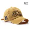 Chapéu Estilo Novo Lavado Velho Carta Bordada Boné Fashionable Proteção Solar Boné de Beisebol Masculino Estilo Americano Vintage Bordado