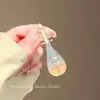 Pinza para el cabello Pipa de flor antigua Temperamento femenino Flequillo Clip lateral Pinza para el cabello Rojo de internet Tocado Hanfu Moda Clip de pico de pato