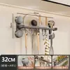 Gancho de cocina con ventosa, barra colgante para pared sin taladro, estante de almacenamiento multifuncional para cocina para organizar ollas, sartenes y cucharas
