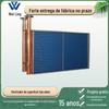 Tipo de aleta Condensador Tubo de cobre refrigerado a ar Água quente Bobina de ar condicionado Trocador de calor de trocador de calor Fabricante não padronizado