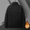 Abrigo de algodón de lana de cordero a prueba de viento y resistente al frío para hombre, forro polar, grueso, corte holgado, cortavientos de talla grande para hombre, chaqueta cálida