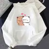 Sudadera con Capucha de Oso Panda de Dibujos Animados Bubu y Dudu para Mujer/Hombre Tops Kawaii