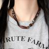 Nuevo y Elegante Collar Patchwork 2025 para Mujer, Diseño de Nicho, Cadena Clavicular Ajustable, Accesorio de Moda Retro de Alta Gama