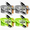 Carga Super Rápida Extendida de 240W Chip E-Marker Adecuado para Apple 17 Huawei Samsung Xiaomi Honor Vivo
