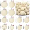 Venta Caliente 38 Piezas Decoración Navideña Bola de Navidad con Terciopelo Flock Set de Caja de Regalo Árbol de Navidad