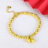 Pulsera Chapada en Cobre Chapada en Oro Oro Vietnamita Loto Flor de Loto Cuentas de Transferencia Pulsera Celebridad de Internet Transmisiones en Vivo Suministro de Explosiones