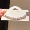 Pulseira feminina estilo coreano, ultra brilhante, com zircônia em formato de gota d'água com diamante, luxo leve, alta qualidade, requintada, versátil, moderna, elegante
