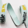 Banda Elástica Personalizada Antiderrapante de Borracha de Silicone Estampada para Roupas de Ciclismo com Padrões de Onda Única/Dupla, Linha Reta e Pontos