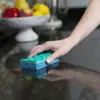 Esponja para lavar platos esponja de alta densidad paño de limpieza para el hogar paño para lavar platos de cocina estropajo bloque de esponja