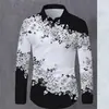 Website independente transfronteiriço: Novas camisas masculinas de outono com mangas compridas e estampas digitais, modernas e versáteis