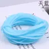 Accesorios para Joyería DIY Cuerda de Goma Tejida a Mano/Cuerda de Silicona Hilo Color Caramelo Tubo Hueco de 2.0 mm de Espesor