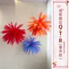 Decorações para celebração de aniversário da loja, decorações de entrada, evento de inauguração, cena comercial, trajes para evento, vitrine, fogos de artifício artificiais para realçar a atmosfera
