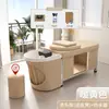Cama de Shampoo Terapêutica com Cabeça de Aço Inoxidável, Cama de Shampoo Ajustável para Salão de Cabeleireiro com Massagem, Cuidados com o Couro Cabeludo para Salão de Beleza e Centro de Saúde