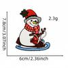 Serie Navideña Pegatinas de Tela Bordadas Dibujos Animados Muñeco de Nieve Alce Parches Decorativos Accesorios para Ropa Bordado por Computadora Stock Disponible Venta al por Mayor