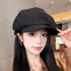 Gorra Retro de Nube para Mujer, Nueva Gorra de Boina Casual Estilo Japonés para Verano y Otoño, Gorra de Artista Pintor Estilo Británico, Gorra Octogonal