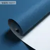 Papel de parede moderno simples de TNT cor sólida estilo nórdico para quarto sala de estar azul claro bege seda liso