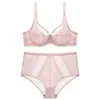 1973 Novo Conjunto de Sutiã Sexy de Renda Europeu e Americano Slim para Mulheres Peito Grande Pequeno